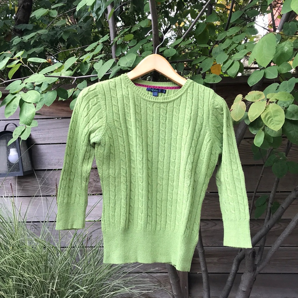 Green sweater